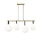 Z-Lite Newbury 4 Light Pendant, 13in. W x 19in. H, Modern Gold 7513-4L-MGLD - alternate 6